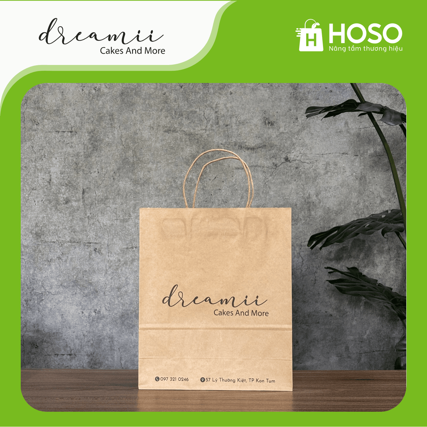 HOSO - Giải pháp bao bì túi giấy kraft toàn diện 50 Dreamii