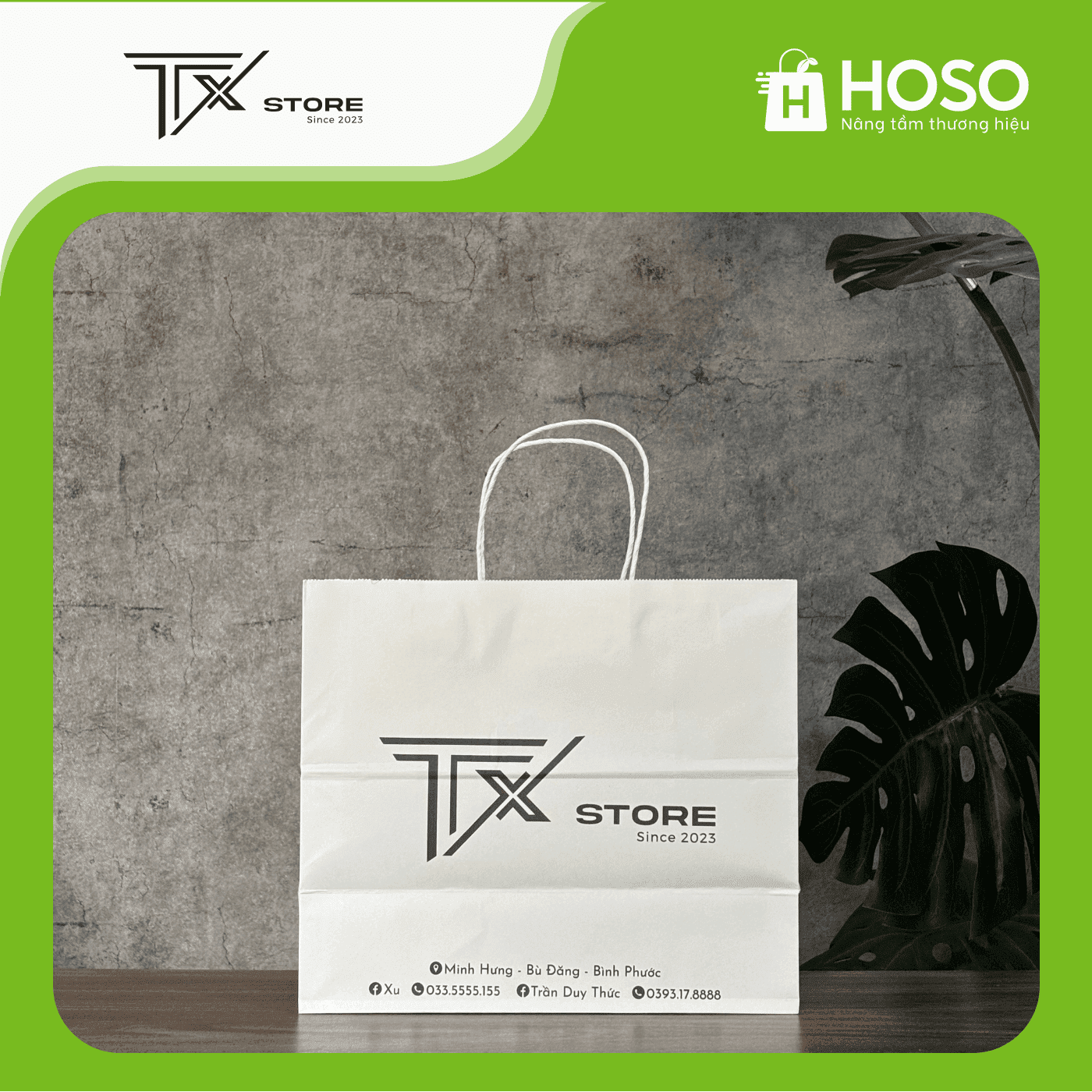 HOSO - Giải pháp bao bì túi giấy kraft toàn diện 17 TX Store